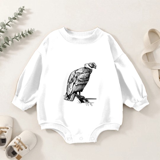 Discover condor vulture Baby Romper Sweatshirts