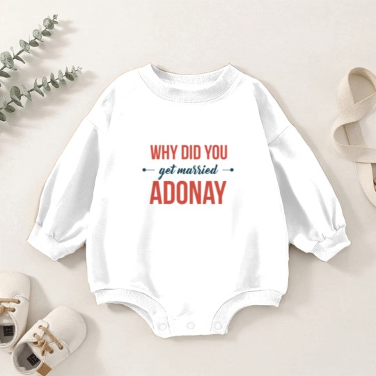 Discover Colombian English - Why did you get married adonay Baby Romper Sweatshirts