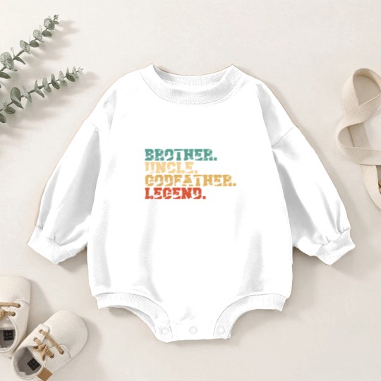 Discover brother uncle godfather legend Baby Romper Sweatshirts