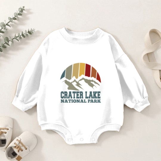 Discover crater lake Baby Romper Sweatshirts