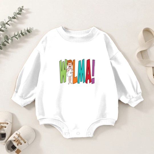 Discover The Flintstones | WILMA! Baby Romper Sweatshirts