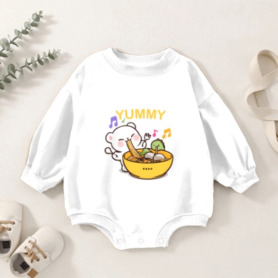 Discover MOCHA|milk and mocha Baby Romper Sweatshirts