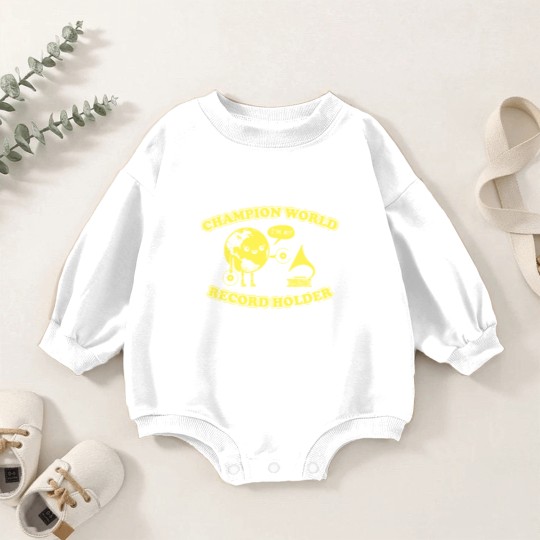 Discover W record Holder Baby Romper Sweatshirts