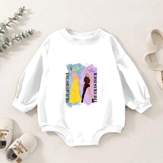 Discover Kelsea Ballerini Taylor Swifterini Tour Baby Romper Sweatshirts - Heartfirst Eras