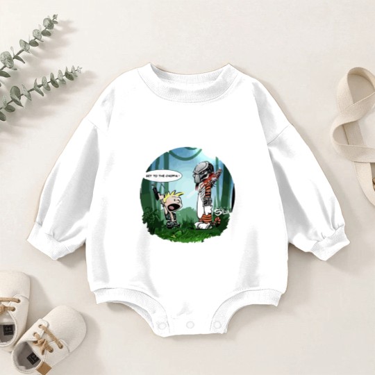 Discover the calvin and hobbes bill watterson Classic Baby Romper Sweatshirts