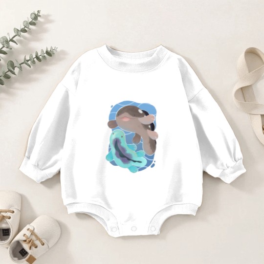 Discover clodsire bleue Baby Romper Sweatshirts