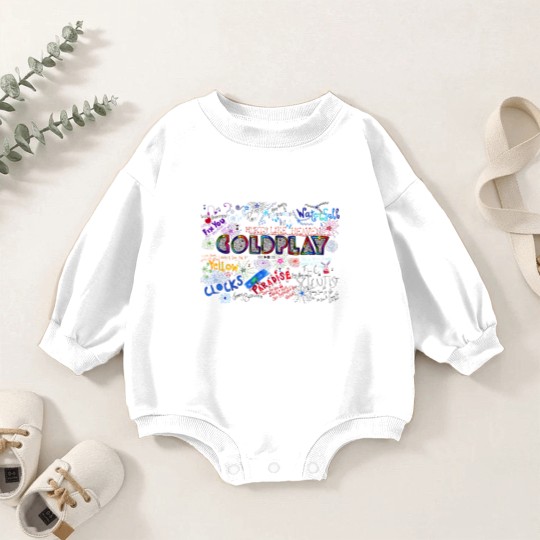 Discover Coldplay World Tour 2023 Baby Romper Sweatshirts, Vintage Coldplay Tour Baby Romper Sweatshirts