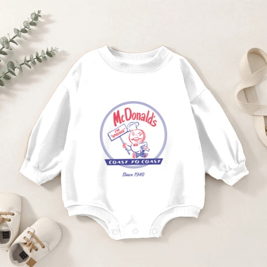 Discover McDonald vintage speedee coast to coast Baby Romper Sweatshirts