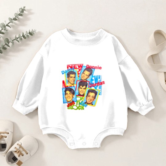 Discover NK on The Block Baby Romper Sweatshirts, Vintage NKOT Block Pink Baby Romper Sweatshirts