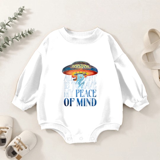 Discover Boston Unisex Baby Romper Sweatshirts: Peace Of Mind
