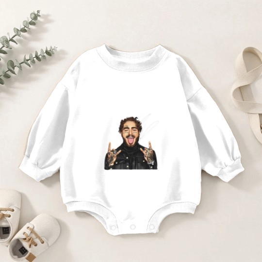 Discover Post Malone 12 Carat Tour Baby Romper Sweatshirts -  Signed Signature Version - Post Malone Unisex Baby Romper Sweatshirts Baby Romper Sweatshirts