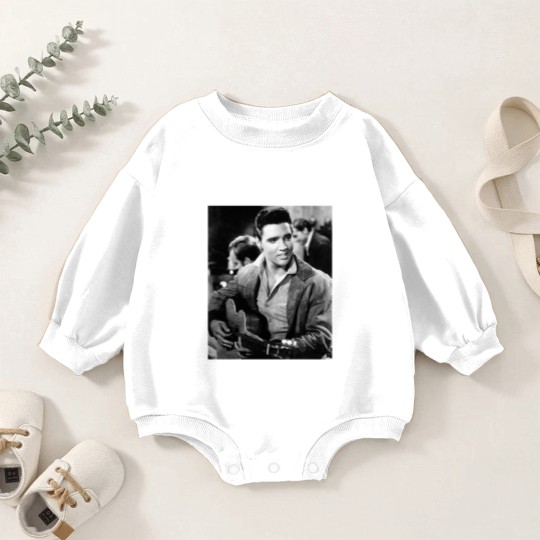 Discover Elvis Presley King of Rock and Roll Vintage Baby Romper Sweatshirts