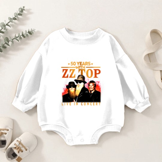 Discover ZZ Top 50 Years Live In Concert The Memories Baby Romper Sweatshirts, ZZ Top Baby Romper Sweatshirts