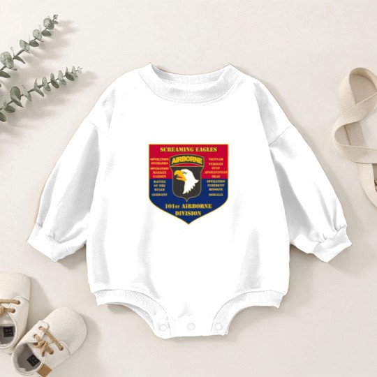 Discover 101st Airborne Division - 101st Airborne Division - Baby Romper Sweatshirts