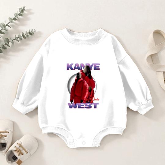 Discover Kanye West Vintage Baby Romper Sweatshirts