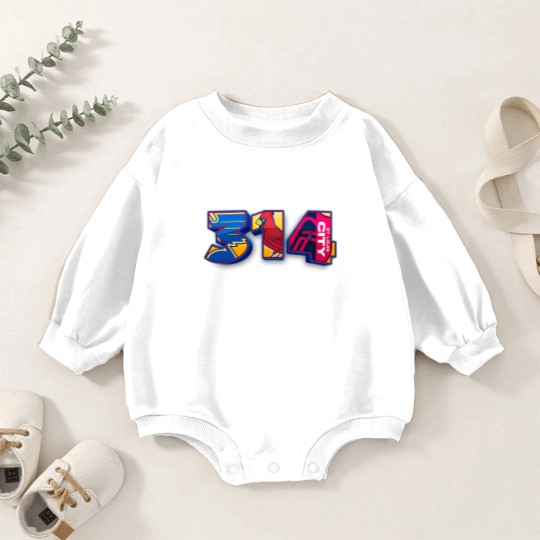 Discover Area Code St. Louis STL 314 Baby Romper Sweatshirts