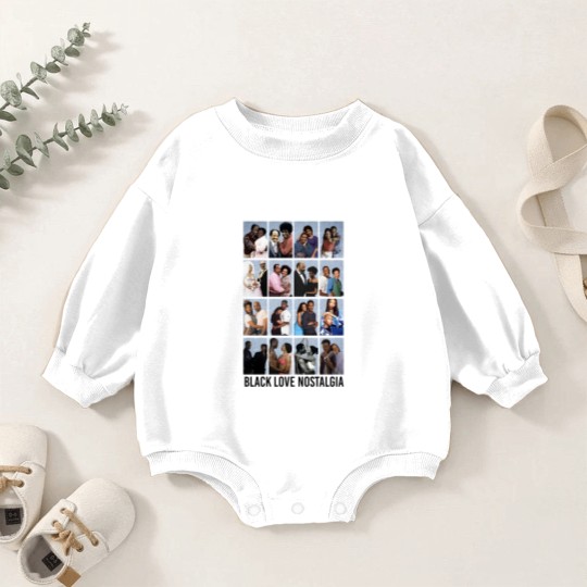 Discover Black Love Nostalgia Unisex Baby Romper Sweatshirts