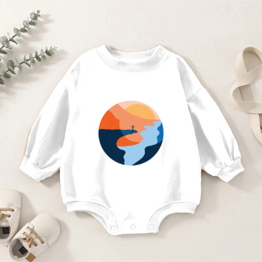 Discover Trolltunga Fjord Norway Souvenir Gift Baby Romper Sweatshirts