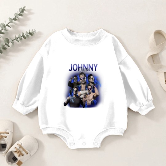 Discover Johnny Cage Mortal Kombat 1 90s Baby Romper Sweatshirts, Bootleg Movie Fighting Games Vintage Y2K Baby Romper Sweatshirts