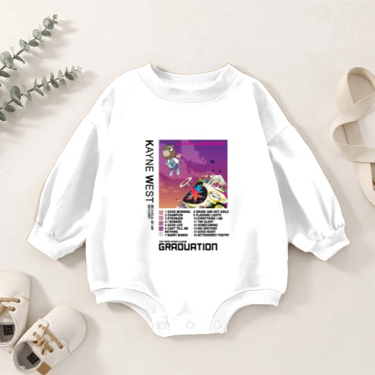 Discover NEW Kanye West Graduation Baby Romper Sweatshirts, Kanye West Baby Romper Sweatshirts
