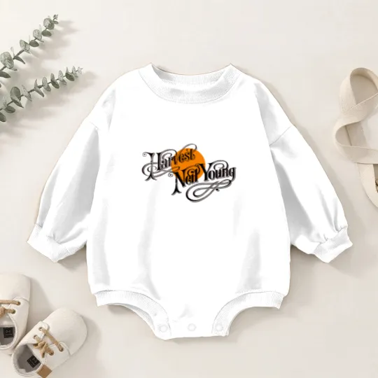 Discover Harvest Moon Baby Romper Sweatshirts, Neil Young Baby Romper Sweatshirts, harvest moon Baby Romper Sweatshirts