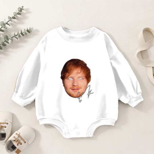 Discover Ed Shee Big Face Rap Baby Romper Sweatshirts Baby Romper Sweatshirts