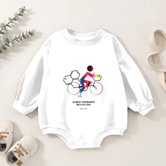 Discover Albert Hofmann's Bicycle Day Baby Romper Sweatshirts