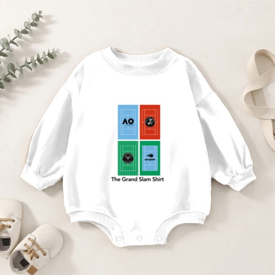 Discover Tennis Baby Romper Sweatshirts grand slams, Tennis player gift, Premium men woman unisex Baby Romper Sweatshirts, Tennis Baby Romper Sweatshirts