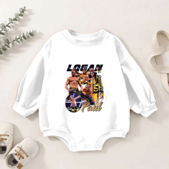 Discover Vintage 90s Graphic Style Logan Paul Baby Romper Sweatshirts, Logan Paul Vintage Baby Romper Sweatshirts Professional Wrestler Gift