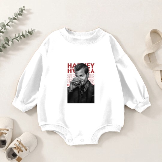 Discover Harvey Specter Vintage Graphic Baby Romper Sweatshirts, Suits Movie TV Baby Romper Sweatshirts