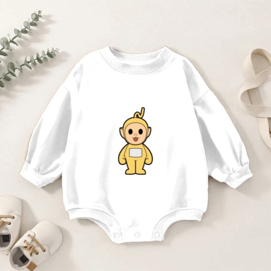 Discover Cute Teletubbies Laa Laa - Teletubbies - Baby Romper Sweatshirts