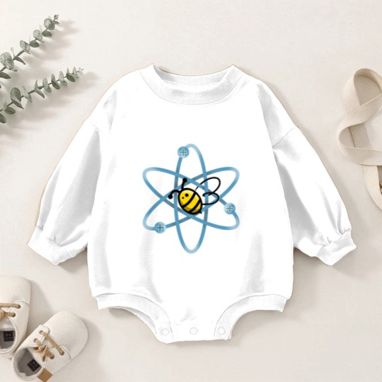 Discover Bee Positive Baby Romper Sweatshirts