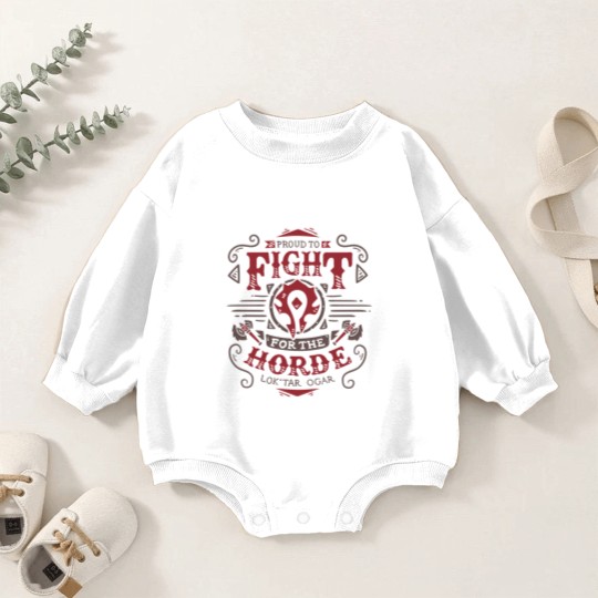 Discover Fight for the Horde Baby Romper Sweatshirts