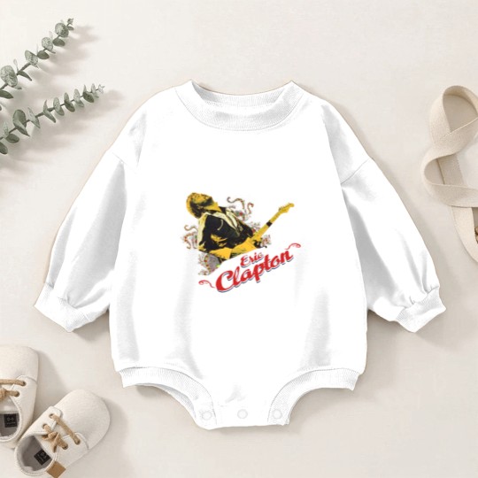 Discover Vintage Y2K Eric Clapton Guitar Band Baby Romper Sweatshirts Baby Romper Sweatshirts