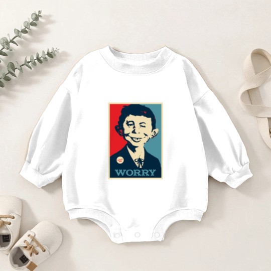 Discover WHAT ME WORRY Baby Romper Sweatshirts
