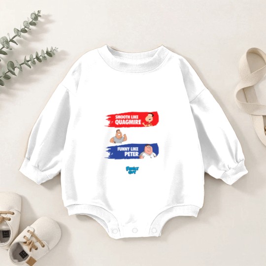 Discover Family Guy Baby Romper Sweatshirts, Smooth Like Quagmire Baby Romper Sweatshirts, Brave Like Joe Baby Romper Sweatshirts