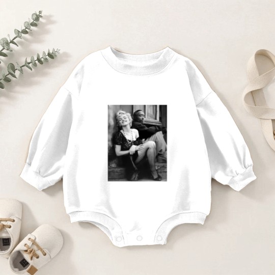 Discover Tupac Marilyn Monroe Hiphop Legend Baby Romper Sweatshirts