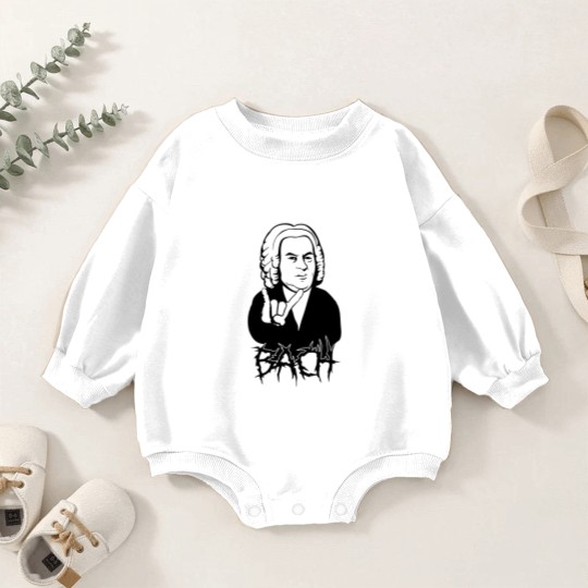 Discover Bach is Metal - Bach - Baby Romper Sweatshirts