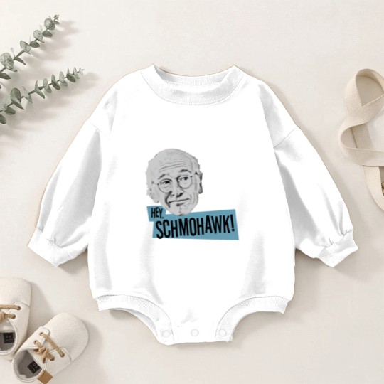 Discover Larry David Curb Your Enthusiasm "Schmohawk"funny Baby Romper Sweatshirts