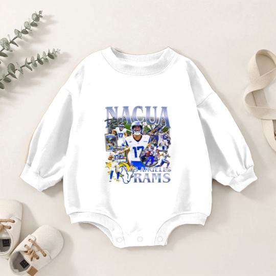 Discover Vintage 90s Graphic Style Puka Nacua Baby Romper Sweatshirts Football Baby Romper Sweatshirts