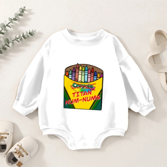 Discover Destiny 2 - Titan Num-Nums, Crayons Baby Romper Sweatshirts