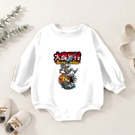 Discover Daimakaimura Baby Romper Sweatshirts