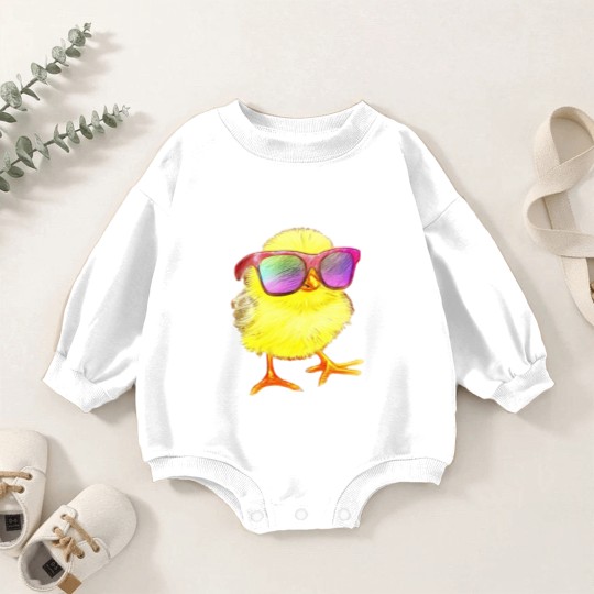 Discover Kickin Chickin Baby Romper Sweatshirts