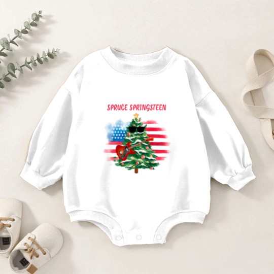Discover Spruce Springsteen Baby Romper Sweatshirts