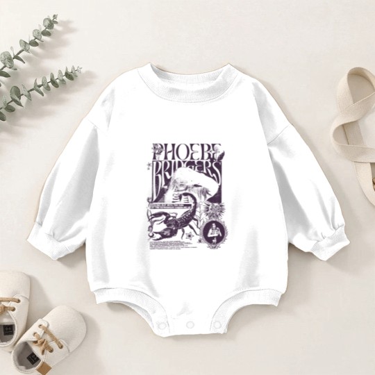 Discover Phoebe Bridgers I Know The End Punisher Merch Lyric Baby Romper Sweatshirts