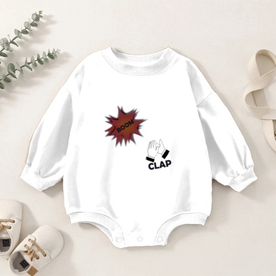 Discover Charli XCX Inspired designs Boom Clap Baby Romper Sweatshirts