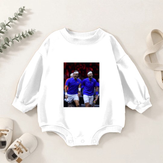 Discover Roger Federer and Rafael Nadal Baby Romper Sweatshirts, Roger Federer 20 Grand Slams Baby Romper Sweatshirts