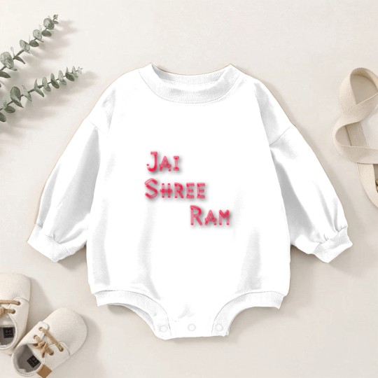Discover JAI SHREE RAM (2) Baby Romper Sweatshirts