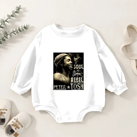 Discover Peter Tosh Jamaican Reggae Music Baby Romper Sweatshirts