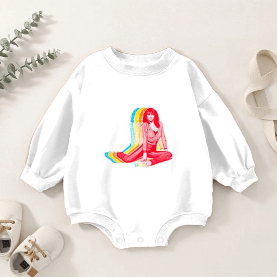 Discover Kate Bush / Retro Rainbow Aesthetic Design - Kate Bush - Baby Romper Sweatshirts